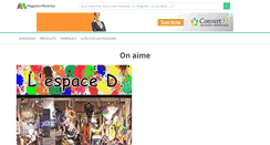Desktop Screenshot of magasins-montreal.com
